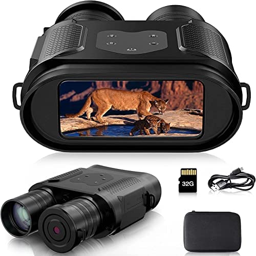 Jumelle Vision Nocturne,Relassy Vision Nocturne Infrarouge de 500m et 1080P Vidéo,4" TFT LCD,6X Zoom Numérique,pour la Chasse Le Camping, Exploration Navigation avec Carte Mémoire 32G Fiche Technique et Prix au Maroc