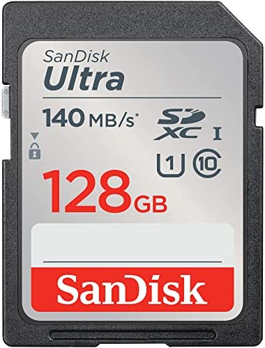 SanDisk Ultra 128 Go SDXC UHS-I carte, avec jusqu'à 140 Mo/s Fiche Technique et Prix au Maroc