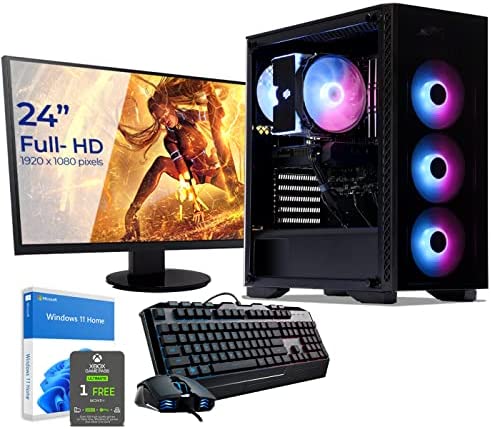 Sedatech Pack PC Gaming Expert • Intel i9-10900KF • Geforce RTX3060 • 16 Go RAM • 1To SSD M.2 • 2To HDD • WiFi • BT • Windows 11 • Unité Centrale • Moniteur 23.6" Fiche Technique et Prix au Maroc