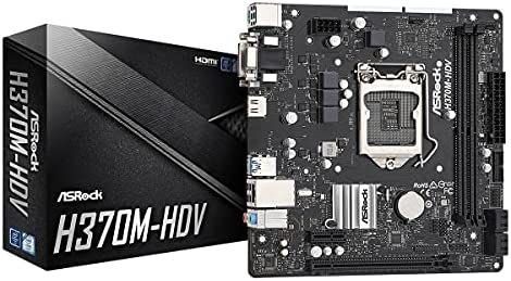 ASRock H370M-HDV Carte mère Intel H370 LGA 1151 (Emplacement H4) ATX One Size Fiche Technique et Prix au Maroc