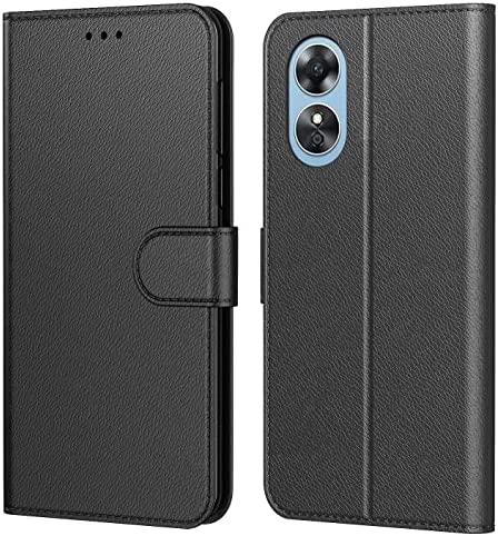 Tenphone Coque pour Oppo A17 4G, Coque Oppo A17,Etui Protection Housse Premium en Cuir PU, [Emplacements Cartes], Pochette Flip Case Compatible avec Oppo A17 Book (Noir) Fiche Technique et Prix au Maroc