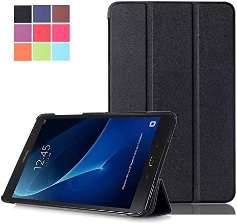 DETUOSI Coque pour Samsung Galaxy Tab A 10.1 2016 Housse SM T580/T585 Etui de Protection Case avec Rabat/Stand de Positionnement Support Fiche Technique et Prix au Maroc