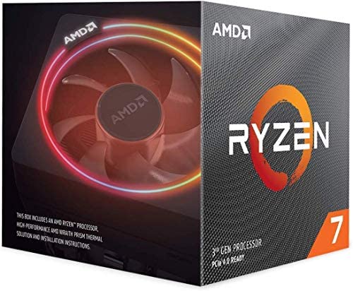 AMD Ryzen 7 3700X, AM4, Zen 2, 8 Core, 16 Thread, 3.6GHz, 4.4GHz Turbo, 32MB L3, PCIe 4.0, 65W, CPU, Wraith Prism Fiche Technique et Prix au Maroc