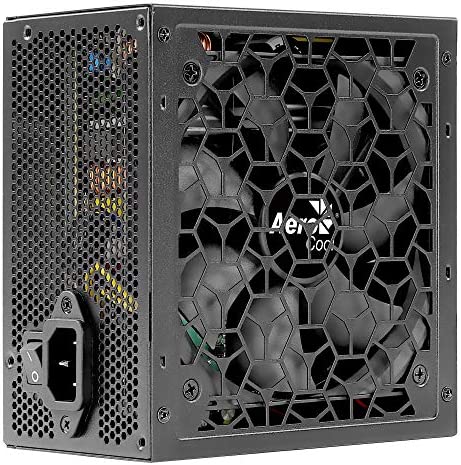 Aerocool AEROW550, Alimentation PC 550W, 80Plus White 230V EU, ATX 12V, Ventilateur 12cm, Noir Fiche Technique et Prix au Maroc