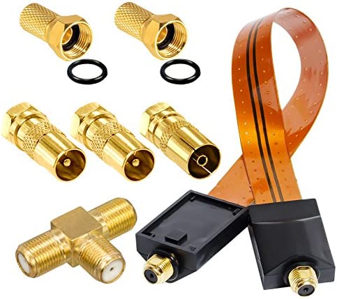 Kit adaptateur HB-DIGITAL 2 Récepteurs DVB-T/T2 avec antenne DVB-T/T2 active. Fiche Technique et Prix au Maroc