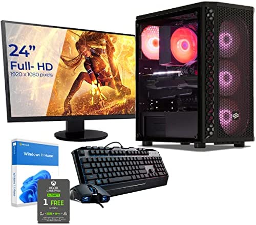 Sedatech Pack PC Pro Gamer • Intel i7-12700KF 12x 3.6Ghz • Geforce RTX3070 • 16Go RAM • 1To SSD M.2 • 2To HDD • WiFi • Bluetooth • Windows 11 • Unité Centrale + Ecran LED 24" Full HD + Clavier/Souris Fiche Technique et Prix au Maroc