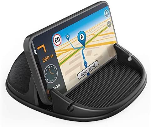 Support de téléphone portable pour voiture, support de téléphone portable pour appareils de tableau de bord antidérapants compatibles pour iPhone XS Max, X, 8, Samsung S10, Huawei, autre smartphone Fiche Technique et Prix au Maroc