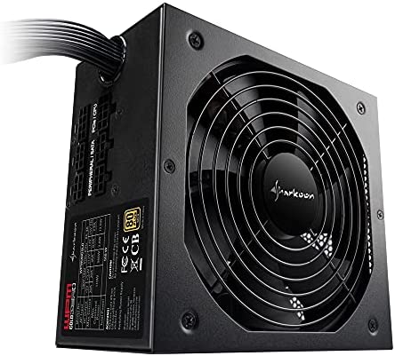 Sharkoon WPM Gold Zero 650 W - Alimentation PC, certifié Plus Gold, Semi-modulaire Fiche Technique et Prix au Maroc