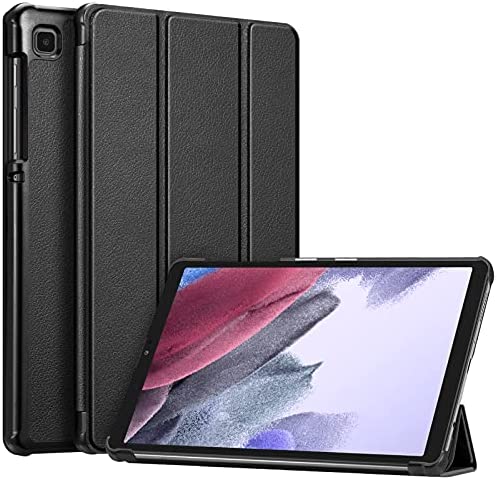 FINTIE Coque Compatible avec Samsung Galaxy Tab A7 Lite 2021 8,7 Pouces - Étui Rigide Housse Fin et Léger Cover Rabat Pliable Pochette pour SM-T225 / T220 / T227, Noir Fiche Technique et Prix au Maroc