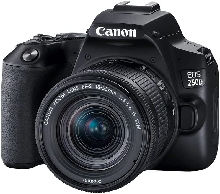 Canon EOS 250D Reflex numérique + EF-S 18-55mm f/4-5, 6 is STM - Noir Fiche Technique et Prix au Maroc