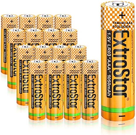 EXTRASTAR Lot de 16 Piles alcalines AAA 1,5 V Performance - Paquet de 16 Fiche Technique et Prix au Maroc