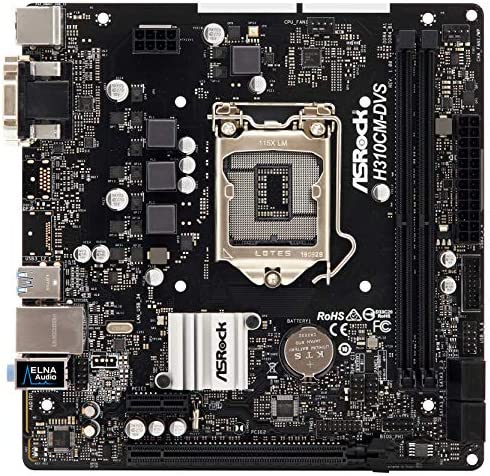 Asrock H310CM-DVS Intel® H310 LGA 1151 (Emplacement H4) Micro ATX Fiche Technique et Prix au Maroc
