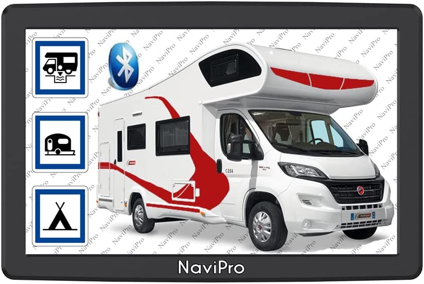 GPS Camping Car 9 Pouces NaviPro 9XL Europe + Maroc A Vie - Aires DE Camping - Ventouse Aimanté Fiche Technique et Prix au Maroc