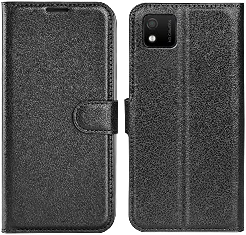 Kezaizhe Coque for Wiko Y52 Housse en Cuir PU TPU Magnétique Protection étui for Y52 Wiko Y52 Telephone Portable Portefeuille Fonction Support (Noir) Fiche Technique et Prix au Maroc