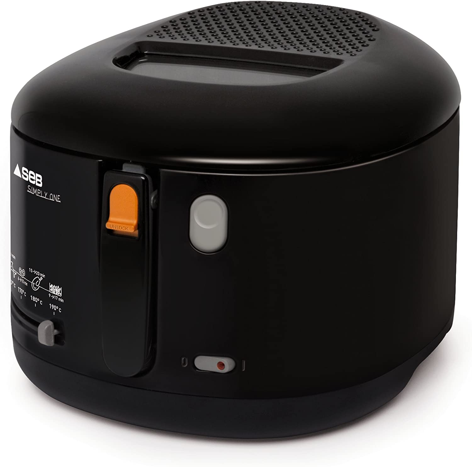 Seb FF160800 Simply One Friteuse Compacte avec Thermostat Noir Fiche Technique et Prix au Maroc