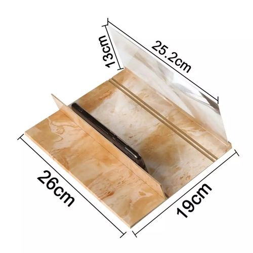 Agrandisseur d'écran pliable pour téléphone portable en bois
 Fiche Technique et Prix au Maroc