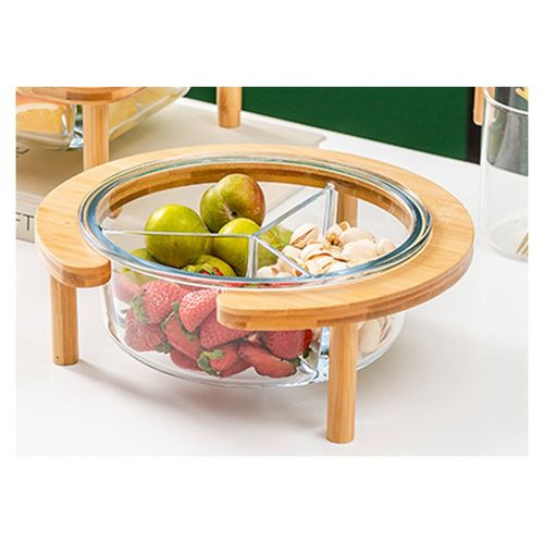 Assiette de fruits secs en verre, boîte de fruits secs avec couvercle
 Fiche Technique et Prix au Maroc