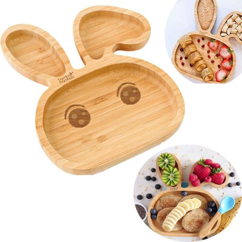 Assiette en bambou naturel pour bébés, Assiette de service de Fruits et repas
 Fiche Technique et Prix au Maroc