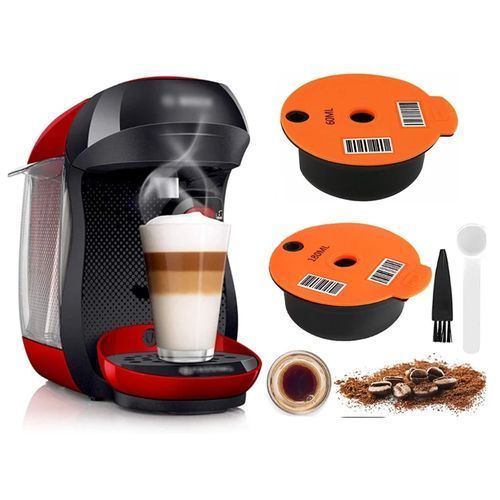 Capsules de café rechargeables compatibles avec machines Tassimo (60 ml)
 Fiche Technique et Prix au Maroc