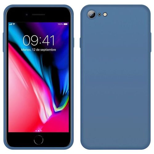 Case iPhone 8 Coque Silicone Soft Gel Rubber Bleu marine
 Fiche Technique et Prix au Maroc