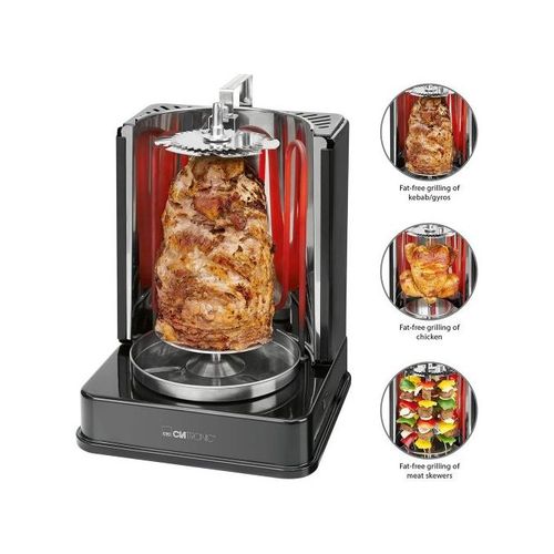 Clatronic Rôtissoire chawarma, kebab maker vertical 1400w allemand
 Fiche Technique et Prix au Maroc