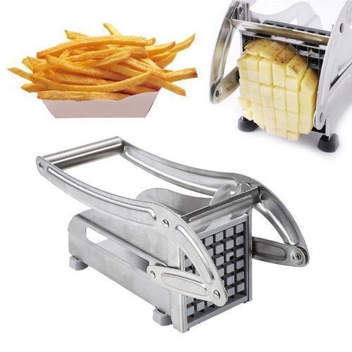 Coupe-frites avec 2 lames en acier inoxydable Machine coupe-pommes de terre
 Fiche Technique et Prix au Maroc