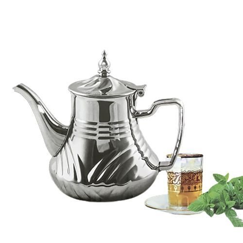 Deutschmann Théière Marocaine Argentée beau design 2L en Inox Capacité 14 Verres à Thé
 Fiche Technique et Prix au Maroc