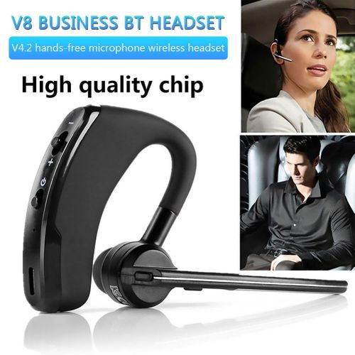 Écouteurs Mains Libres Conduite Sans Fil Long Microphone Écouteur Étanche Sport Casque
 Fiche Technique et Prix au Maroc