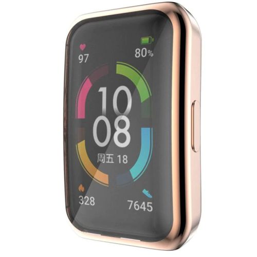 Étui de protection écran Screen incassable souple case Bronze pour Huawei Watch Fit
 Fiche Technique et Prix au Maroc