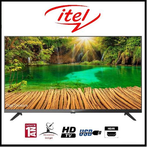 Itel TV LED 32″ HD 720p Framless Design Recepteur integré - Garantie 1 an
 Fiche Technique et Prix au Maroc