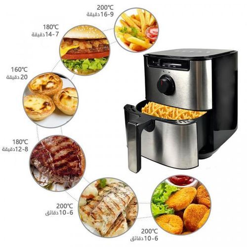 KITCHEN LAB Friteuse à air chaud XXL-Sans huile et sans matières grasses 9 programmes 5 L
 Fiche Technique et Prix au Maroc