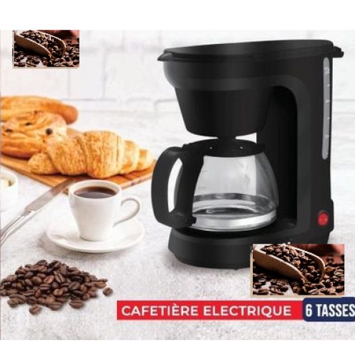 Kenz Cafetière Electrique entre 4-6 tasses DH-570 G-lineshop
 Fiche Technique et Prix au Maroc