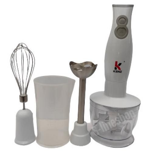 Kenz Mixeur Plongeant 4EN1 Gris&Blanc INOX article 3487
 Fiche Technique et Prix au Maroc