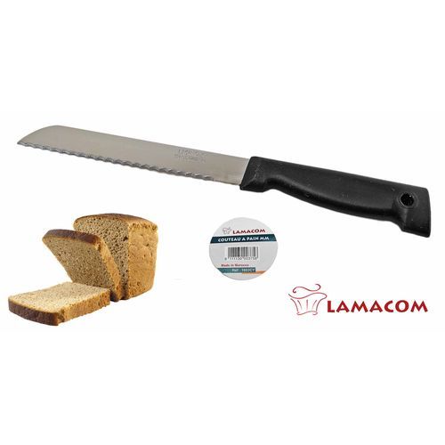 Lamacom Couteau à pain - acier inoxydable - Scie à gâteau 15 cm
 Fiche Technique et Prix au Maroc