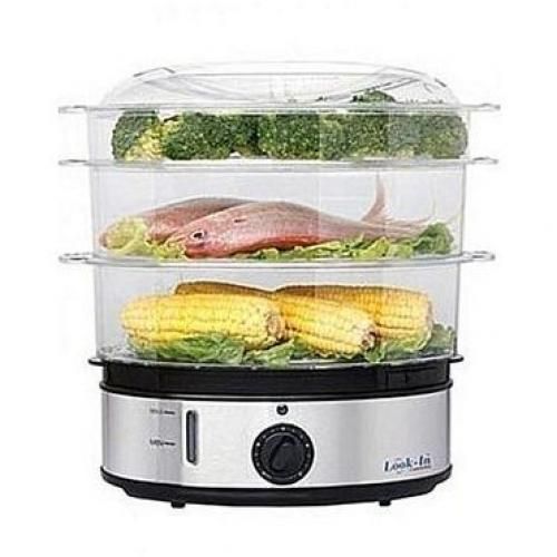 Lamacom Cuiseur Vapeur Electrique 3 étages - 800W Look-in
 Fiche Technique et Prix au Maroc