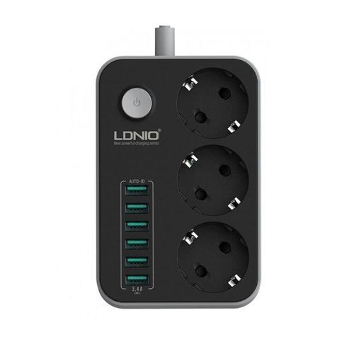 Ldnio Multiprise - 3 Prise de courant 6 Port USB
 Fiche Technique et Prix au Maroc