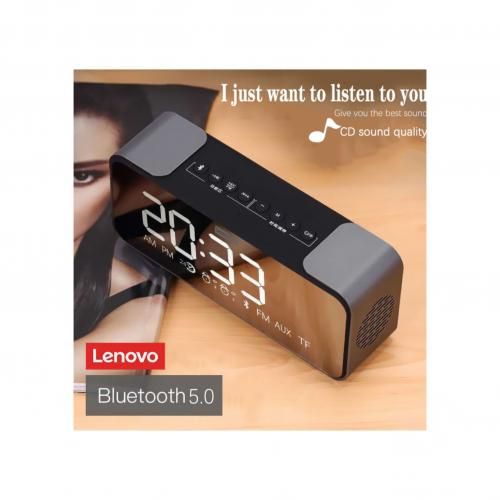 Lenovo Haut-parleurs Bluetooth L022 portables sans fil bluetooth 5.0, réveil LED, carte TF, AUX
 Fiche Technique et Prix au Maroc