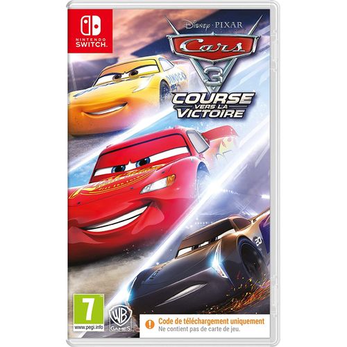 Nintendo Switch Cars 3 : Course Vers la Victoire- Code de téléchargement Inbox (Nintendo Switch)
 Fiche Technique et Prix au Maroc