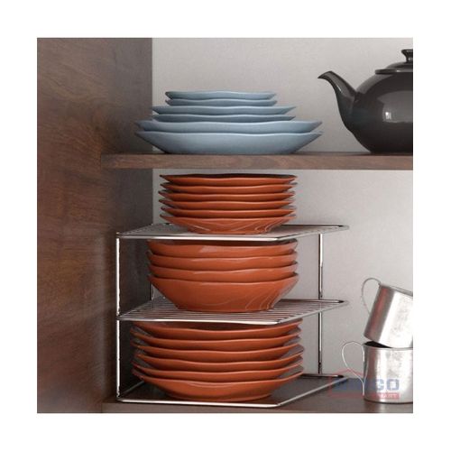Organisateur d'assiettes chromé inox
 Fiche Technique et Prix au Maroc