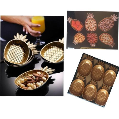 PAC 6 assiettes10cm à gâteau de Table forme ananas plateau pour Dessert  fruits
 Fiche Technique et Prix au Maroc