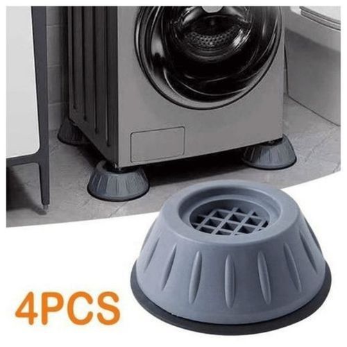 Pack 4Pcs Jambes Support Pied Machine à Laver Anti-Vibration Tampons Anti-Bruit
 Fiche Technique et Prix au Maroc