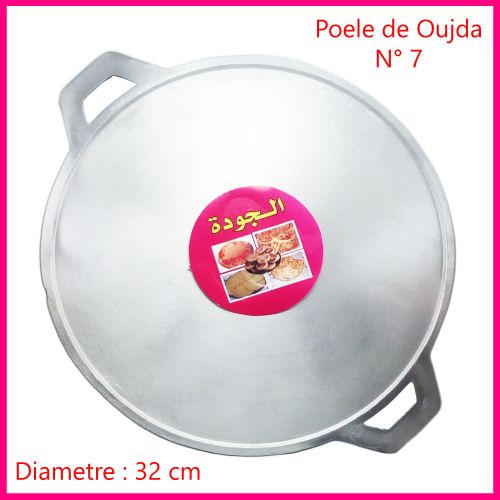 Poêle Oujda N°7 // Poêle marocaine à préparer du Mssemen, Harsha & Batbout
 Fiche Technique et Prix au Maroc