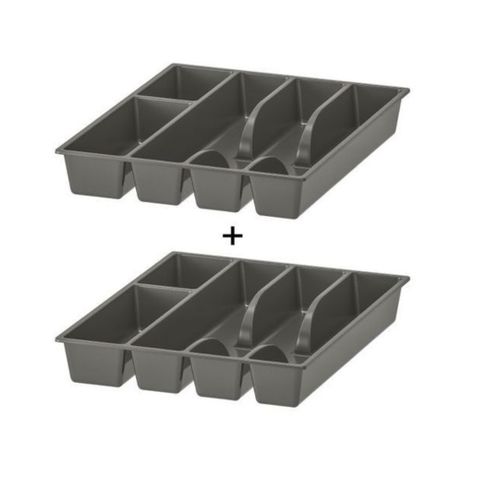 Range-couverts, Gris 31x26 cm/ 2 pièces
 Fiche Technique et Prix au Maroc