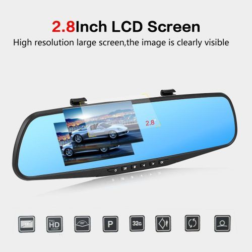 Rétroviseur Caméra Conduite Voiture DVR 1080P HD
 Fiche Technique et Prix au Maroc