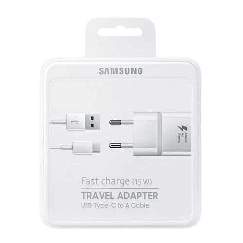 Samsung Chargeur original Type C - Fast Charge 15W
 Fiche Technique et Prix au Maroc