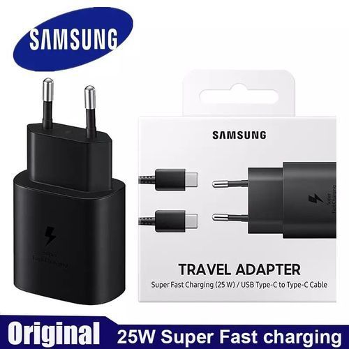 Samsung Chargeur original, charge rapide Usb type-c Pd PPS, 25w
 Fiche Technique et Prix au Maroc