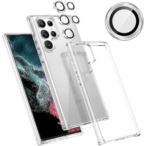 Samsung S22 Ultra Coque Transparent + protecteur Caméra Arrière Silver 4K
 Fiche Technique et Prix au Maroc