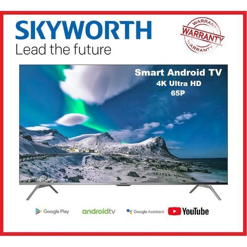 Skyworth Smart TV 65" Android officielle 4K UHD -Récepteur Intégré -Bluetooth -Garantie 1 An
 Fiche Technique et Prix au Maroc