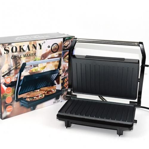 Sokany Gaufrier électrique professionnel SOKANY, Machine de cuisson à Sandwich et Panini
 Fiche Technique et Prix au Maroc