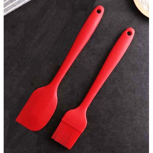 Spatule + Brosse en Silicone de qualité alimentaire // Cuillère à beurre et Pinceau
 Fiche Technique et Prix au Maroc